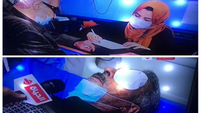 واحد من الناس يُجرى ثانى عملية لوالد الفنانة بوسي
