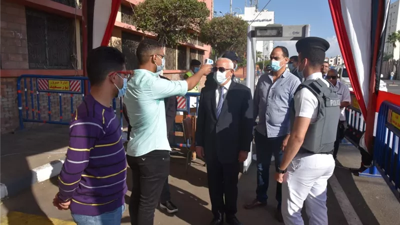 تطبيق الاجراءات الاحترازية على محافظ بور سعيد