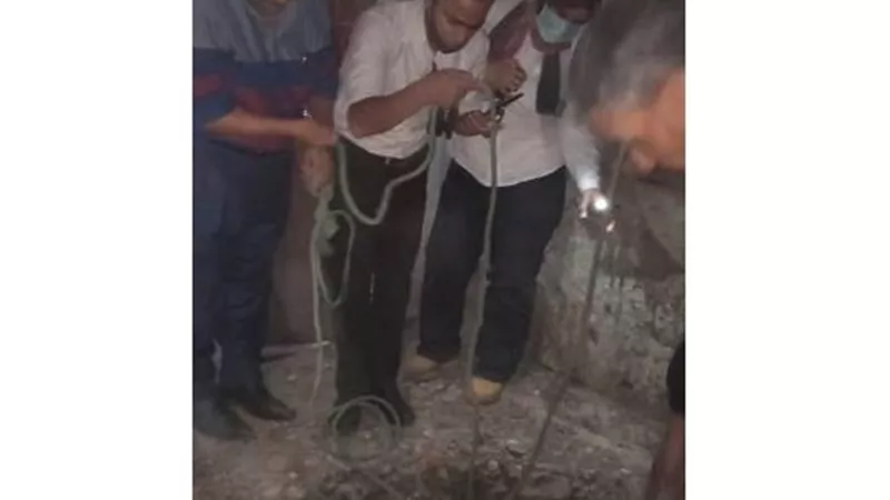 معاينة منزل نوسا الغيط اثبتت وجود حفر للتنقيب عن الاثار