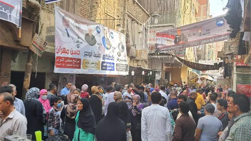 اقبال شديد من الناخبين على لجان دار السلام .. صور