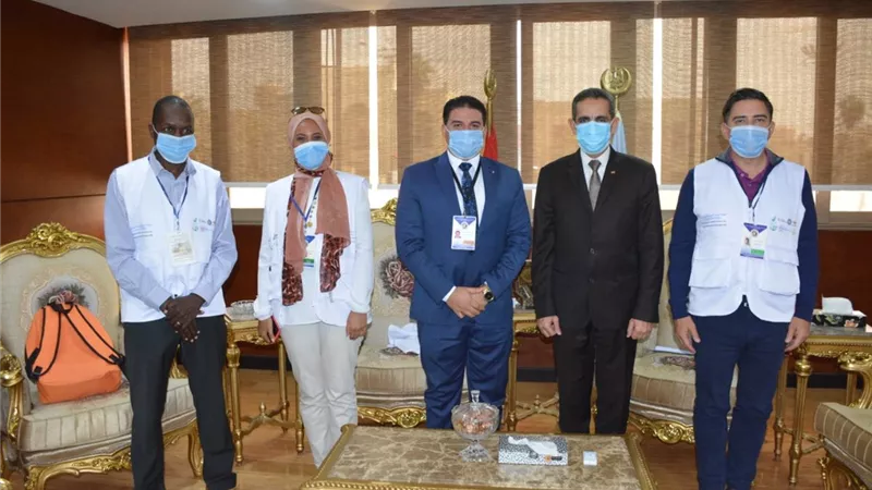 محافظ الغربية يستقبل البعثة الدولية لمراقبة الانتخابات-صور