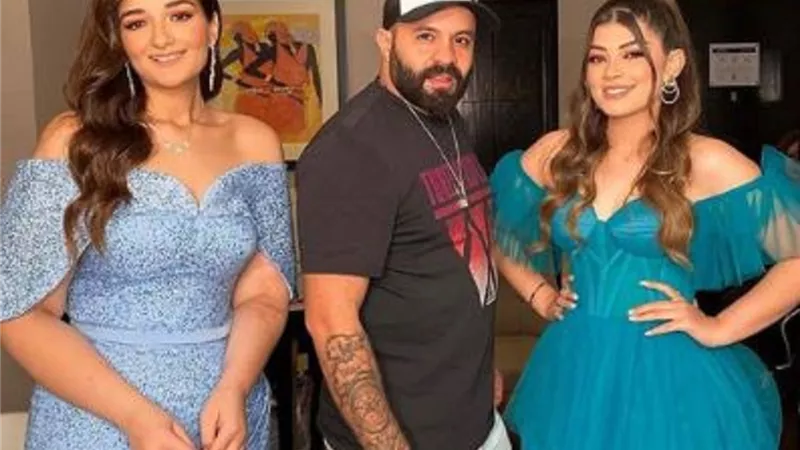 بنات احمد زاهر يخطفان الانظارفى احدث ظهور .. صور