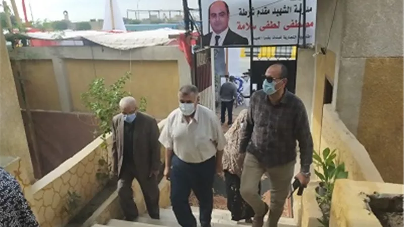 رئيس مدينة شبرا الخيمة يتابع سير العملية الانتخابية