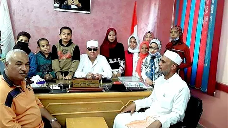 بدء اختبارات مسابقة القرأن الكريم لطلاب الأزهر بالوادى الجديد.صور