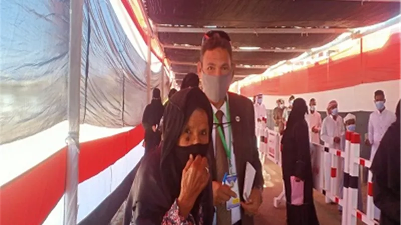 معمرة في جنوب سيناء تدلي بصوتها