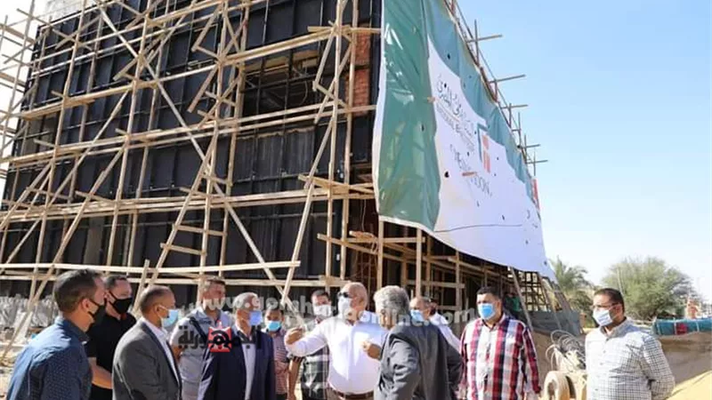 نهاية ديسمبر المقبل .. الانتهاء من أعمال تشطيبات فرع البنك الأهلى بالوادى الجديد