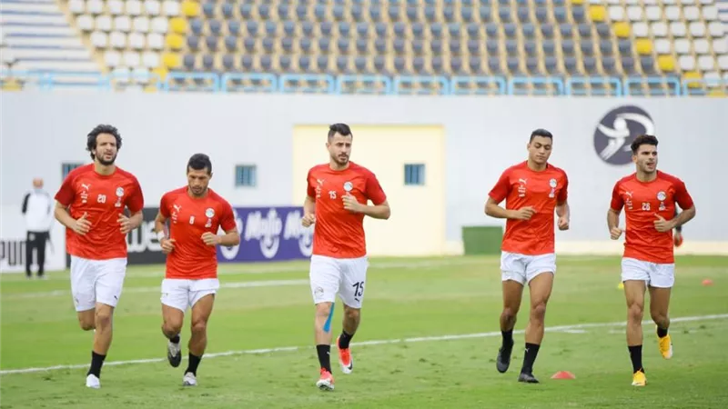 لاعبو الزمالك يشاركون فى مران المنتخب اليوم..صور