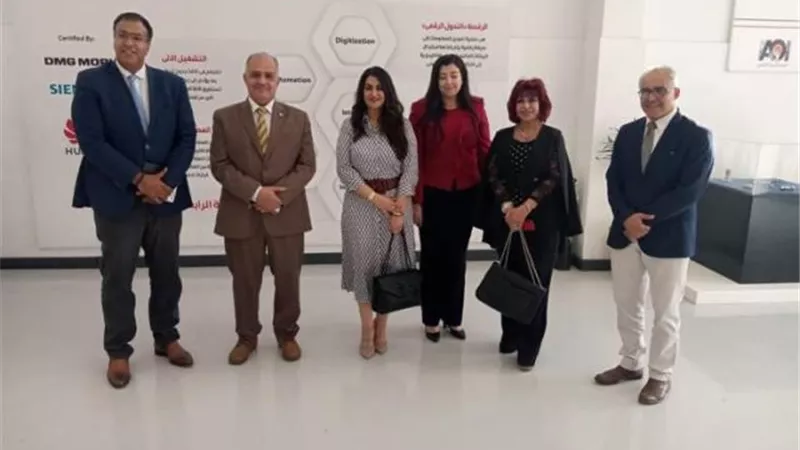 وفد اتحاد المستثمرات العرب يشيد بالقاعدة الصناعية المتطورة بالهيئة العربية للتصنيع