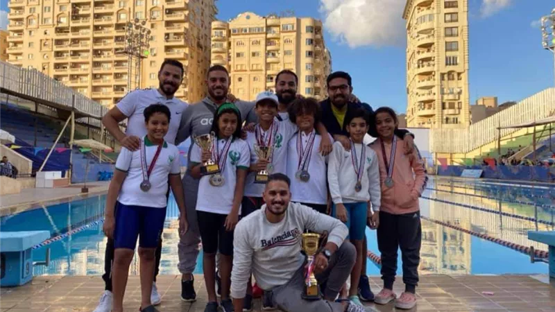 المصري يحقق نتائج متميزة في سباحة الزعانف للناشئين