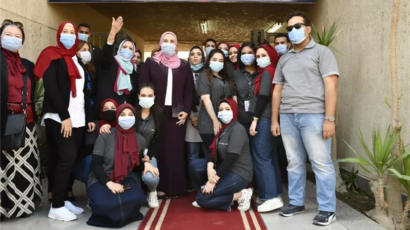 القباج تفتتح أول وحدة للتضامن الاجتماعي بجامعة حلوان