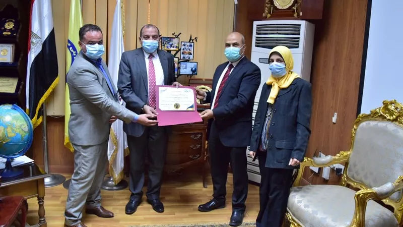 اعتماد مركز التدريب على تكنولوجيا المعلومات ببنى سويف من المجلس الأعلى للجامعات