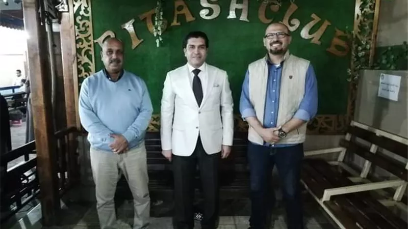 سمير وحسن يزوران نادي البيطاش الرياضي بالاسكندرية