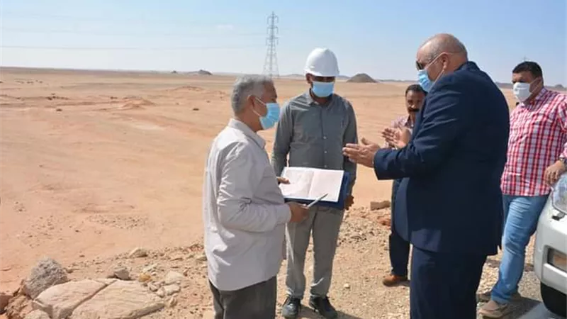 الزملزط يوجه بإقامة مناطق زراعية وتنموية بطريق أبوطرطور - الزيات