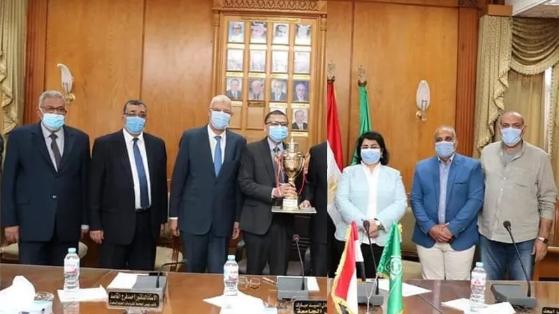 طب المنوفية تفوز بالمركز الأول فى مسابقة أفضل كلية فى استقبال الطلاب الجدد