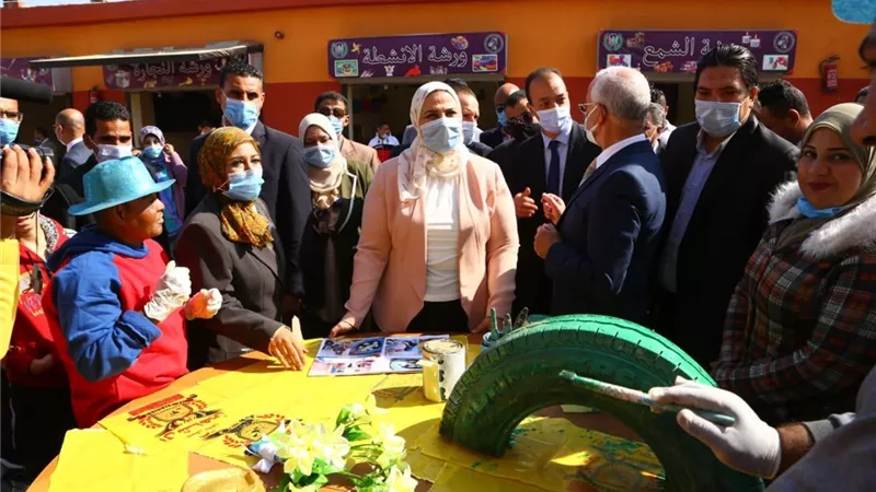 القباج تفتتح تطوير مؤسستي التثقيف الفكري والرعاية الذاتية بالمرج