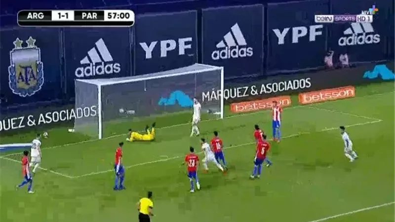 الارجنتين وباراجواى.. الفار يلغى هدف التقدم لبرغوث التانجو.. بث مباشر