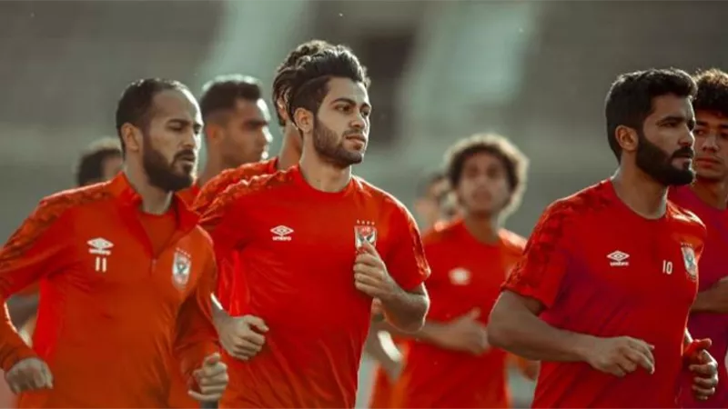 الحاوى يخطف قلوب الاهلاوية فى مران اليوم الصباحى