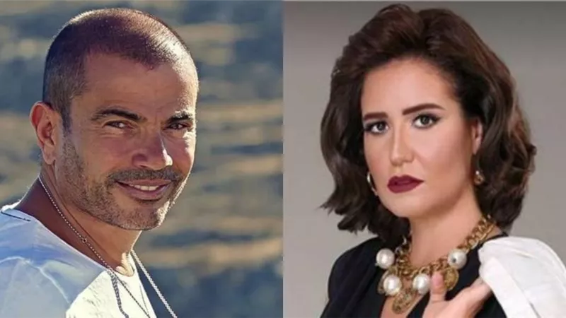 هنا شيحة تتسبب فى أزمة لعمرو دياب.. صور