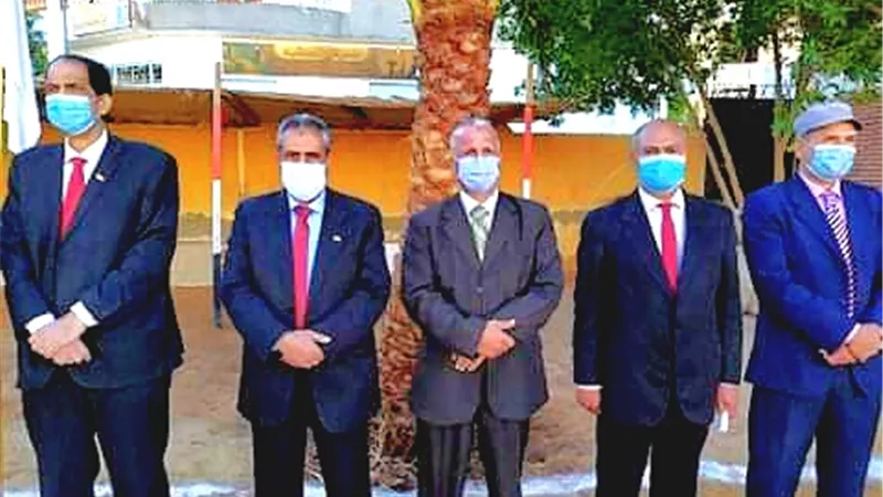 حنفي يشهد احتفالات المولد النبوى الشريف بمدارس الوادى الجديد