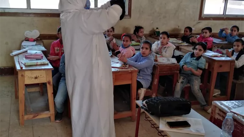 صحة الشرقية تواصل الحملات التوعوية المكثفة لطلبة المدارس والمعلمين
