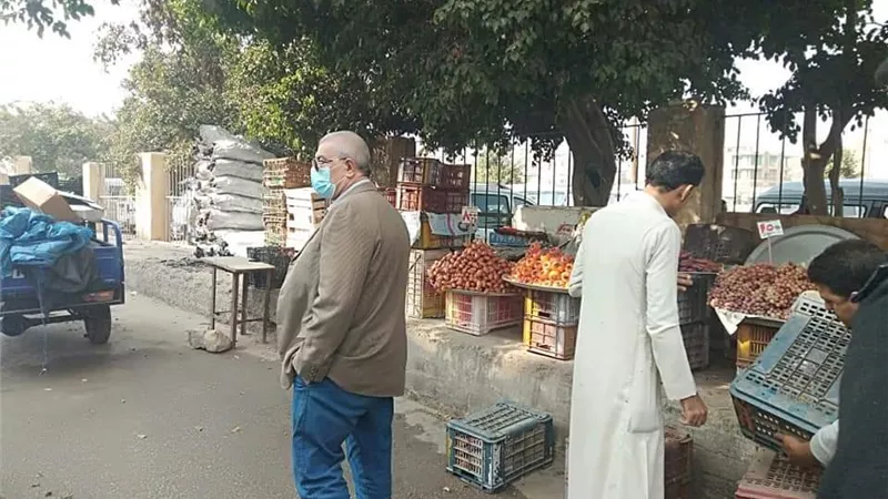 رئيس مدينة بلبيس يترأس حملة مكبرة لرفع الاشغالات