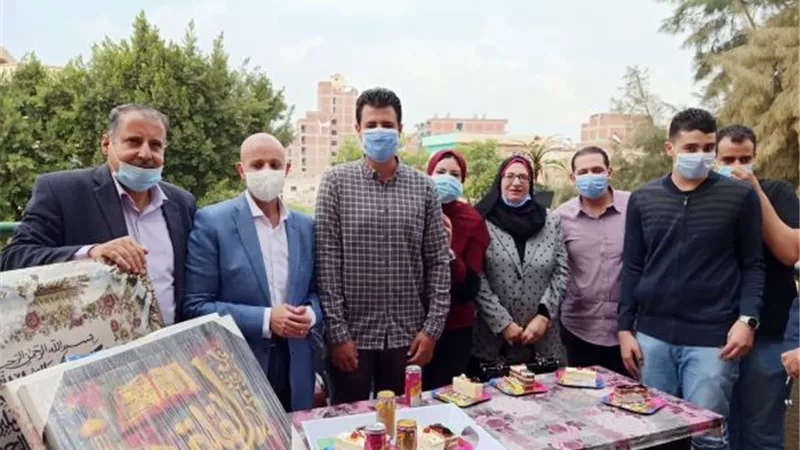 وكيل وزارة الصحة يتفقد العمل بطب الأسرة ويشهد حفل تكريم مدير المركز.. بالصور