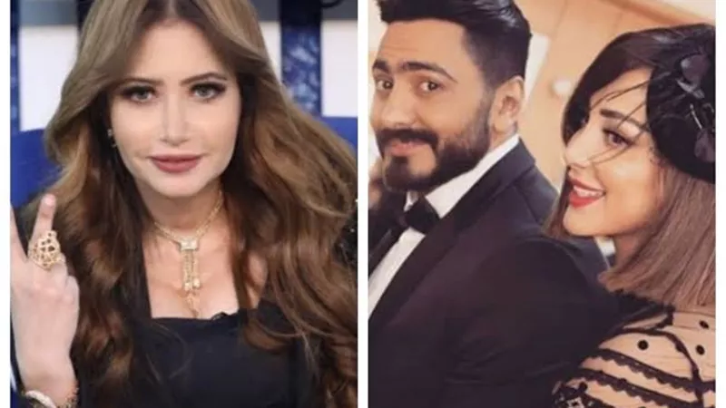 اعلامية شهيرة تعلق بطريقة غريبة على انفصال تامر حسنى وبسمة بوسيل
