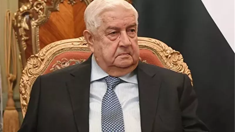 وفاة وزير الخارجية السوري وليد المعلم