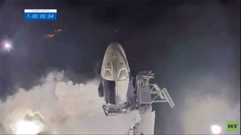 بالفيديو .. انطلاق صاروخ سبيس إكس للفضاء بنجاح