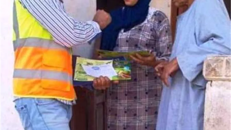 حملات توعية لترشيد استهلاك المياه بقرى الشرقية.صور