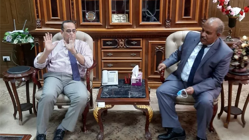 محافظ شمال سيناء يلتقي وفدا من الهيئة القومية للإنتاج الحربي
