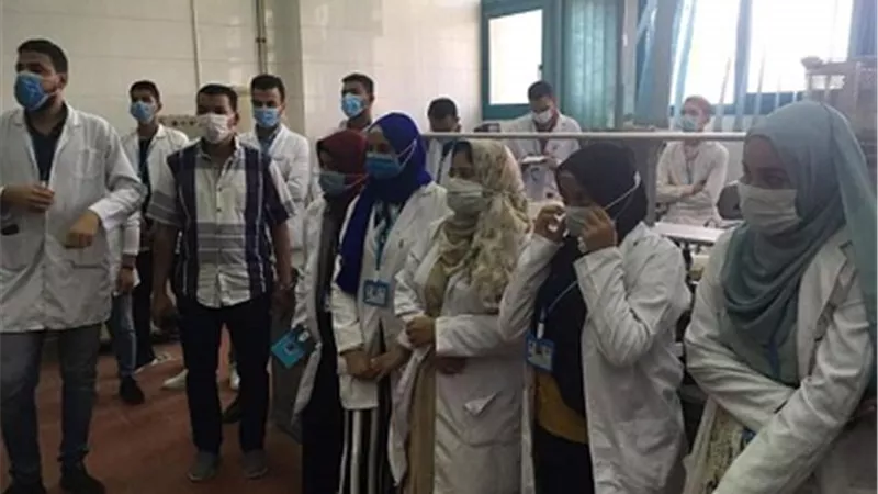 طلاب زراعة جامعة سوهاج في زيارة لجهاز شئون البيئة بأسيوط..صور