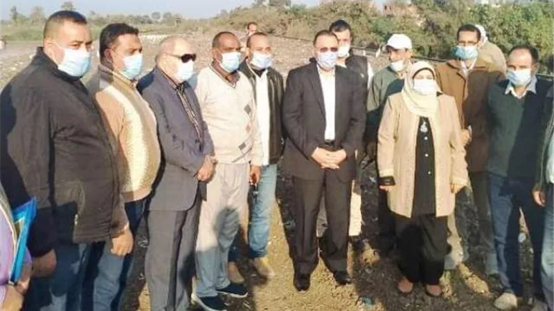 محافظ الشرقية يتفقد مقلب قمامة مركز ههيا قبل تحويله لحديقة عامة