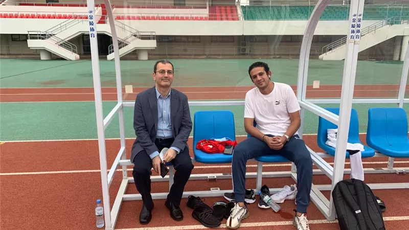 الجنايني يطمئن على بعثة المنتخب
