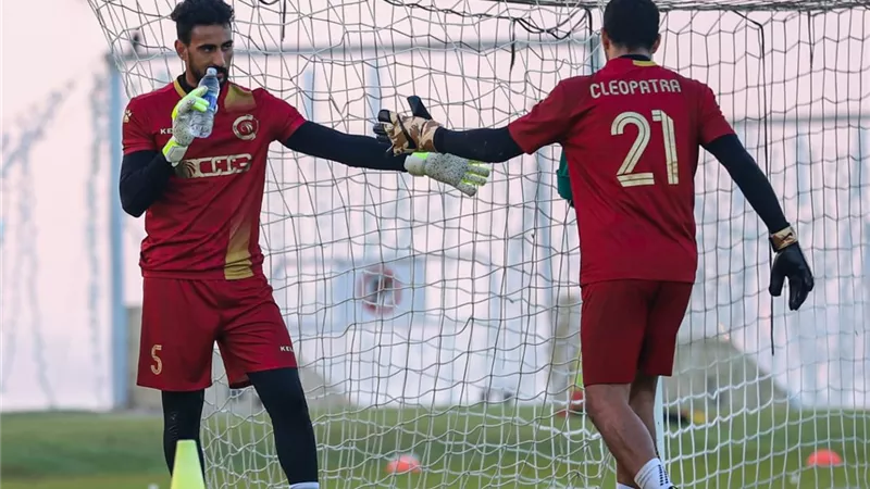 الحضري يشارك في مران سيراميكا كليوباترا الصباحي