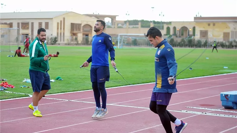 مران خاص لحراس مرمى سيراميكا كليوباترا في التدريب الصباحي