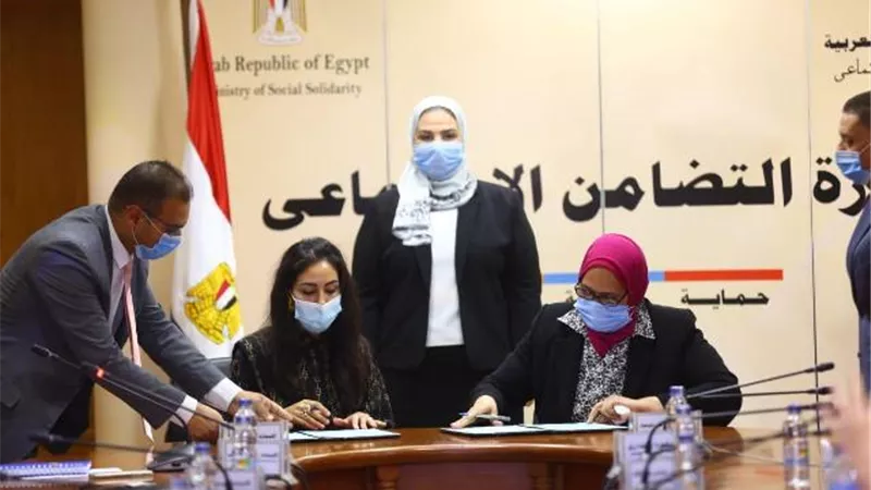 توقيع بروتوكول تعاون بين التضامن الاجتماعى ومؤسسة ساويرس للتنمية