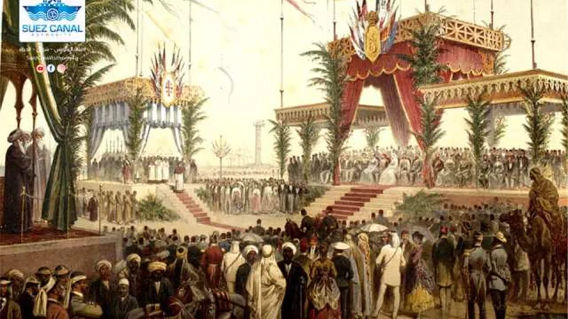 151 عام علي افتتاح قناة السويس ملحمة المصريين وحفل اسطوري .صور