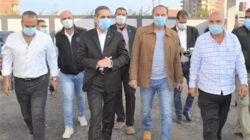 رحمى زار المنطقة الصناعية بالمحلة ويأمربرفع الاشغالات بنعمان الأعصر