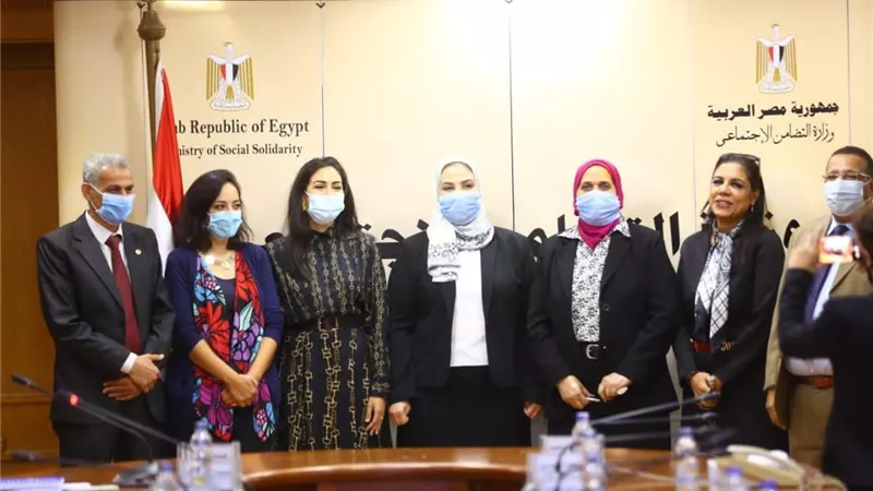 توقيع بروتوكول تعاون بين التضامن الاجتماعي ومؤسسة ساويرس للتنمية
