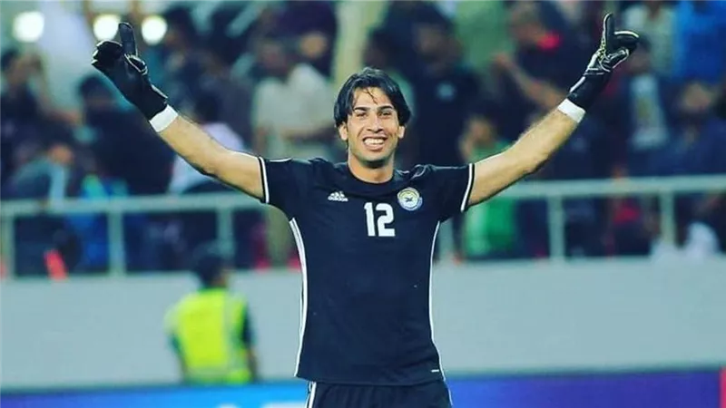 المنتخب العراقى يعلن عن اصابة حارس مرماه بكورونا