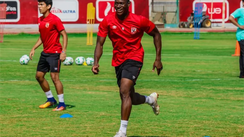 الاهلى يعلن جاهزية أليو ديانج للمشاركة في التدريبات
