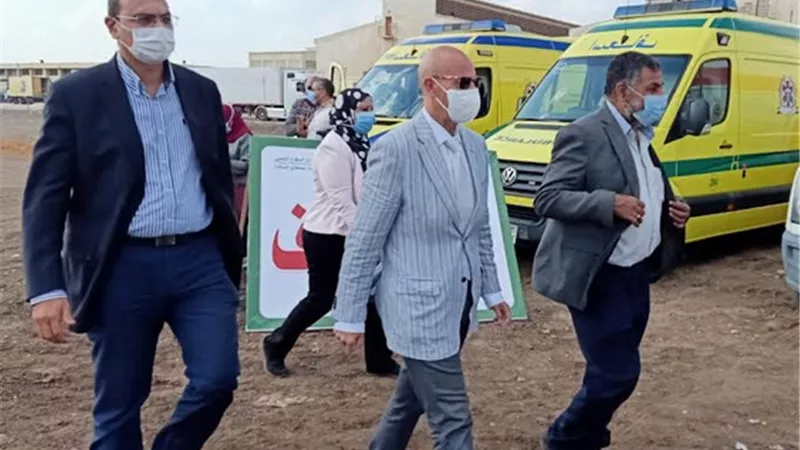 ضمن خطة مجابهة الأزمات وكيل وزارة الصحة يتفقد جاهزية الفرق الطبية والعيادات والخدمات المتنقلة وسيارات الإسعاف