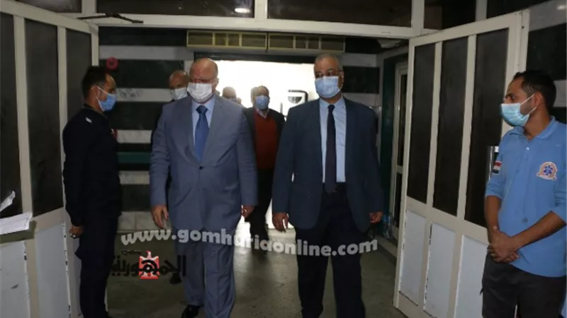 محافظ القاهرة يطمئن على الطلاب ركاب حادث اتوبيس الرحلات بالبساتين