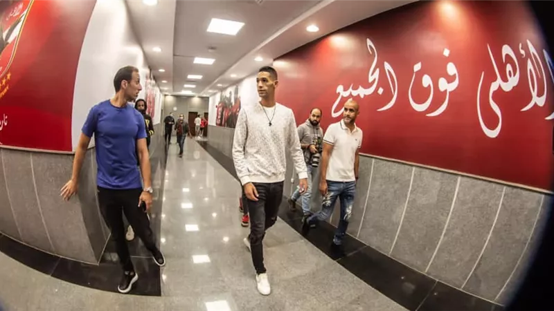 أول ظهور لبدر بانون فى الاهلى.. صور