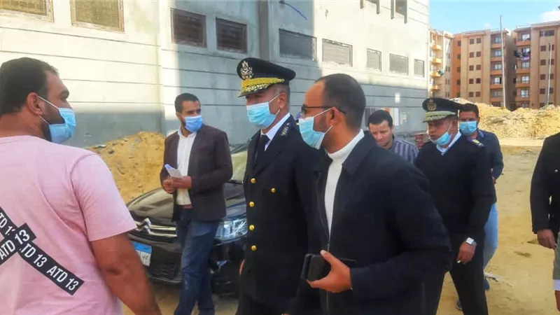 مسئولو وزارة الداخلية يتفقدون المجمع الشرطي بمدينة 6 اكتوبر الجديدة