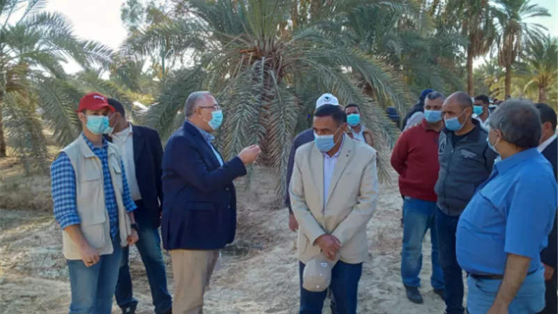 وزير الزراعة ومحافظ مطروح يفتتحان المبنى الإداري لمحطة بحوث سيوه