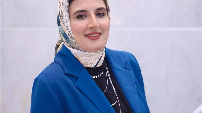 ميار أحمد عبد الجواد تحصل على الماجستير