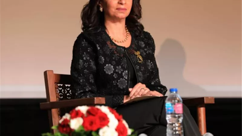 مايا مرسي تشهد اطلاق سلسلة حوارات 