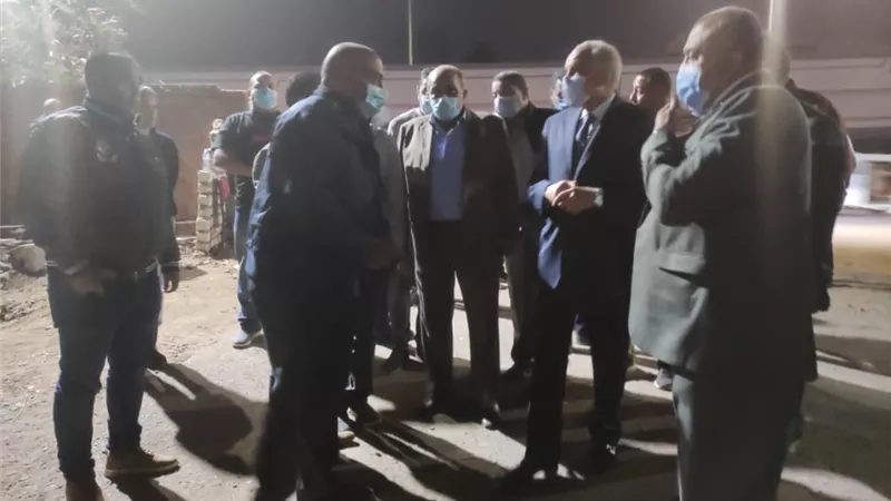محافظ الجيزة يجري جوله مسائية لمتابعة المشروعات الجارية